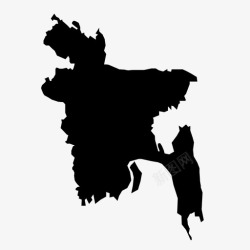 孟加拉地图孟加拉国国家欧洲图标高清图片