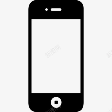 iphone苹果通讯iPhone4手机图标图标