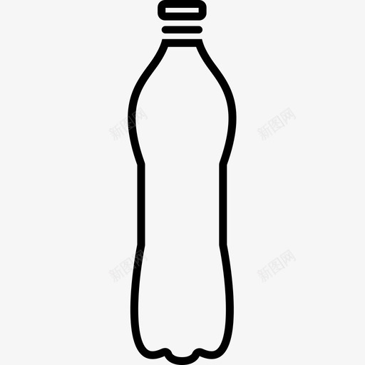 瓶子饮料塑料瓶图标svg_新图网 https://ixintu.com 回收 垃圾 塑料瓶 水 水瓶 瓶子 饮料