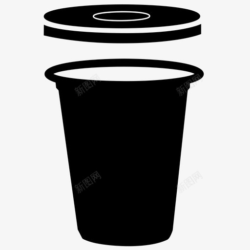 杯子咖啡咖啡容器饮料盖子图标svg_新图网 https://ixintu.com 咖啡 咖啡容器 塑料 杯子 盖子 苏打水 饮料