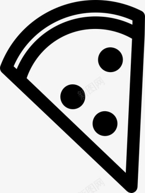 披萨晚餐吃图标图标
