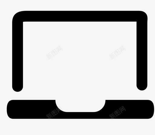笔记本电脑电脑桌面图标svg_新图网 https://ixintu.com 屏幕 工作 技术 桌面 电脑 笔记本电脑