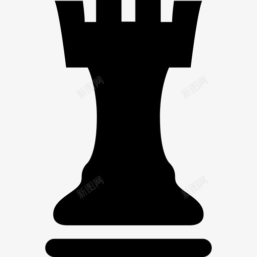 国际象棋游戏棋子车策略图标svg_新图网 https://ixintu.com 国际象棋 桌上游戏 棋子 游戏 策略 西洋棋 车