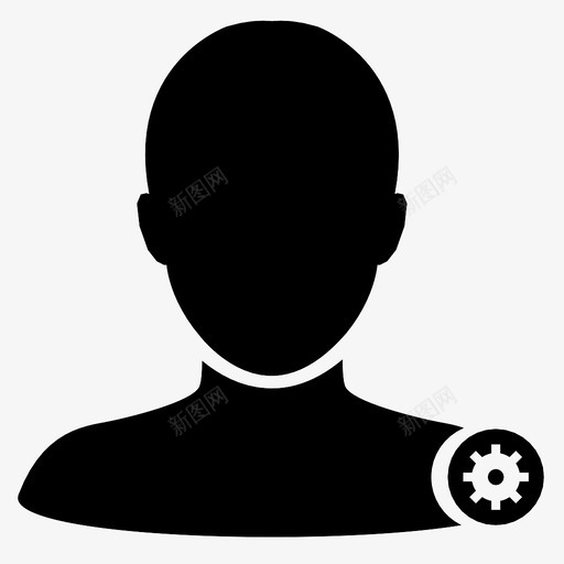 用户设置帐户设置调整图标svg_新图网 https://ixintu.com 个人资料 人员 帐户设置 用户设置 编辑 装备 调整