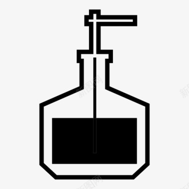 肥皂分配器瓶子清洁剂图标图标