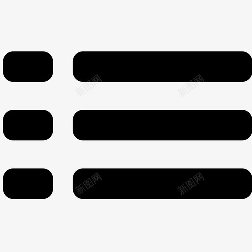 列表检查表汉堡图标svg_新图网 https://ixintu.com 列表 列表点 列表项 检查表 汉堡 菜单 项目