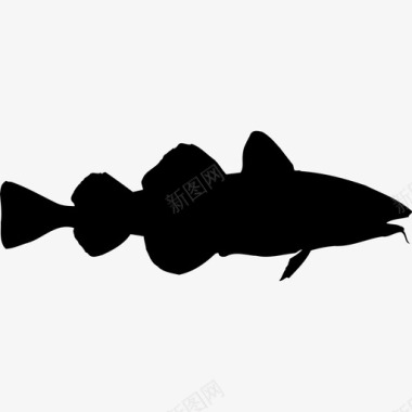 鳕鱼动物鱼图标图标