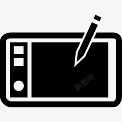 写字在黑板上用铅笔电脑文具在写字板上写字图标高清图片