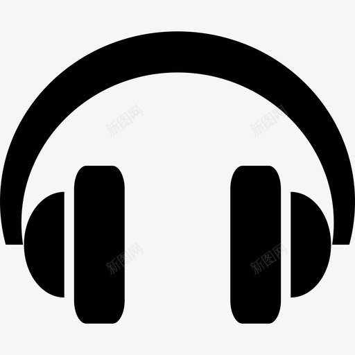 耳机音响设备播放音乐图标svg_新图网 https://ixintu.com 听播客 听音乐 声音 播放音乐 耳机 音乐设备 音响设备