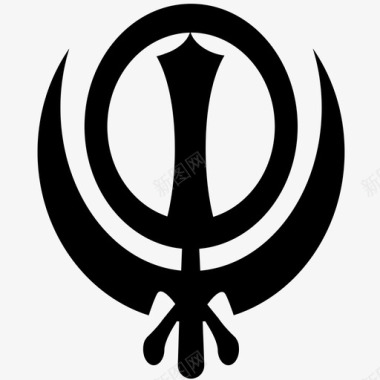 锡克教信仰文化印度神话图标图标