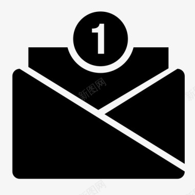 通知收件箱邮件图标图标