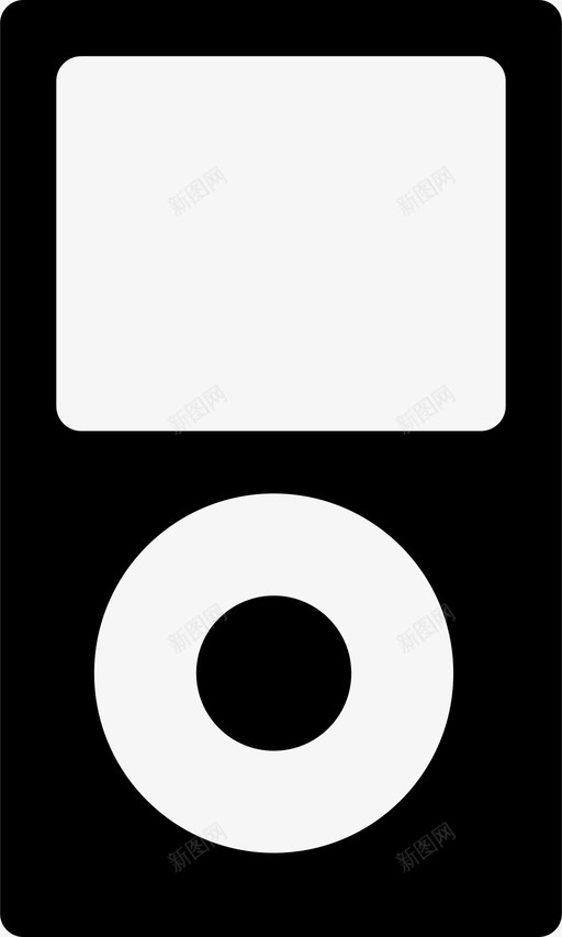 ipod苹果电子产品音乐声音图标svg_新图网 https://ixintu.com ipod 声音 技术 电子产品 苹果 音乐