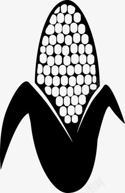 玉米农作物农场图标图标