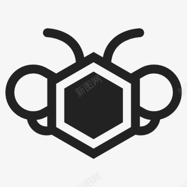 蜜蜂动物昆虫图标图标