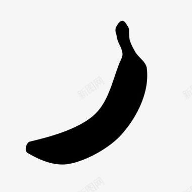 香蕉食用食物图标图标