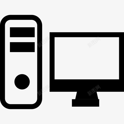 计算机网络技术图标svg_新图网 https://ixintu.com cpu 个人计算机 对象 屏幕 工作 技术 桌子 监视器 网络 计算机 设备
