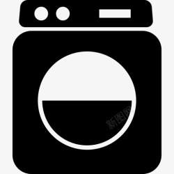 自助洗衣店洗衣机电器清洁剂图标高清图片