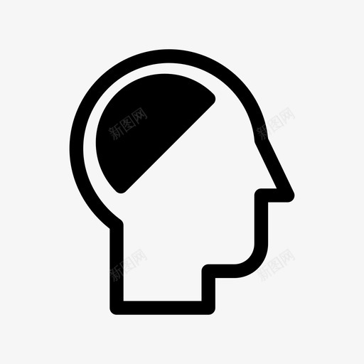 大脑头脑心智图标svg_新图网 https://ixintu.com 大脑 头脑 心智 思考 智力 测验