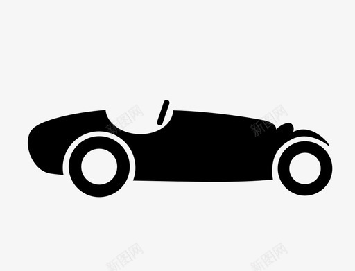 汽车赛车复古速度运输图标svg_新图网 https://ixintu.com 复古 汽车 赛车 运输 速度
