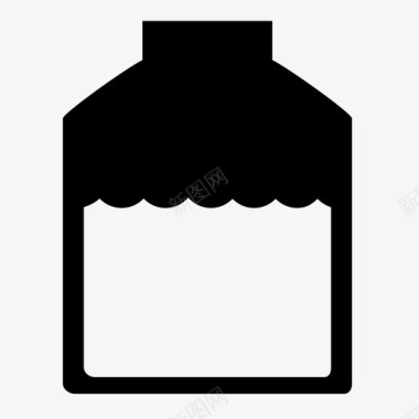 水箱瓶子容器图标图标