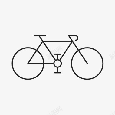 自行车比赛赛车图标图标