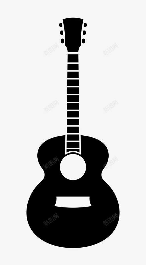 吉他原声吉他乐队图标svg_新图网 https://ixintu.com 乐器 乐队 原声吉他 吉他 歌曲 音乐 音乐会