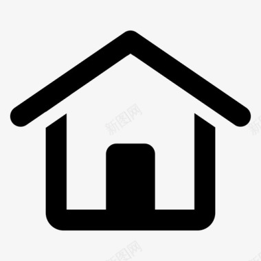 房子建筑物住所家庭家图标图标