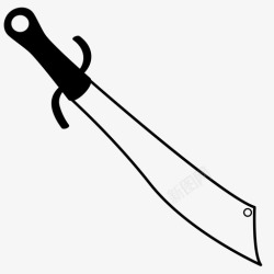 中国古代武器剑切片武术剑图标高清图片