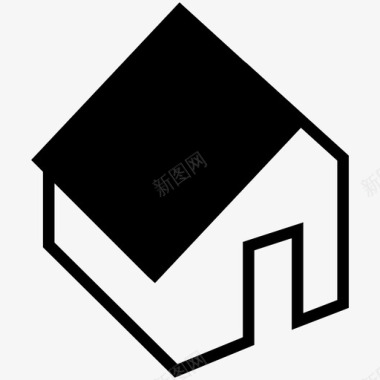 房子住所屋顶图标图标