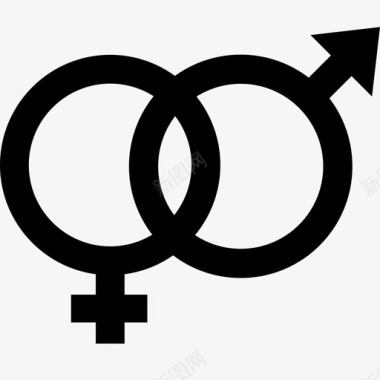 中性性别人图标图标