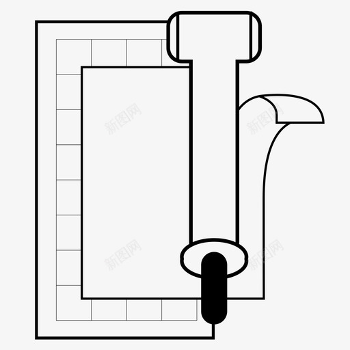 切纸机切片机刀具图标svg_新图网 https://ixintu.com 刀具 切片机 切纸机