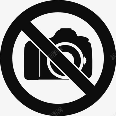 没有摄影数码相机画廊图标图标