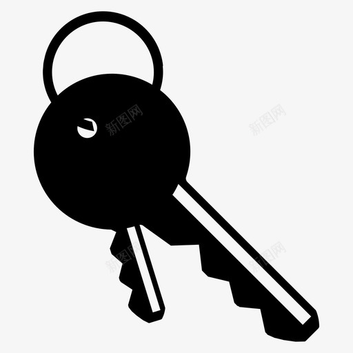 钥匙门禁车钥匙图标svg_新图网 https://ixintu.com 密码 工具 开锁 物体 车钥匙 钥匙 锁 门禁