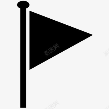 旗帜国家地图旗杆信号旗图标图标