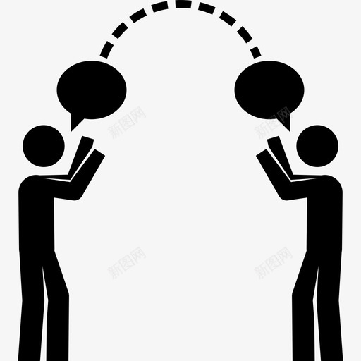 大家好对话图标svg_新图网 https://ixintu.com 大家好 对话