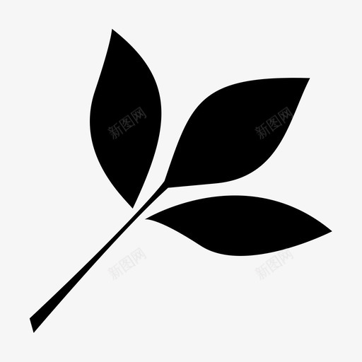 叶生长植物茶树图标svg_新图网 https://ixintu.com 叶 树 植物 生长 茶 茶logo