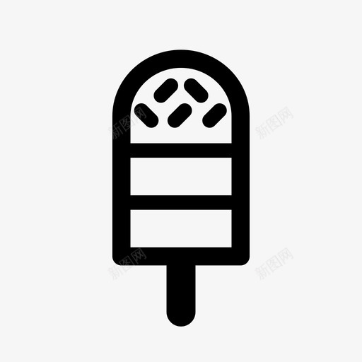 冰淇淋吧台冷冻图标svg_新图网 https://ixintu.com 冰棒 冰淇淋 冰淇淋棒 冷冻 吧台 甜食