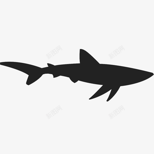 鲨鱼动物食肉动物鱼海洋图标svg_新图网 https://ixintu.com 动物 水 海洋 食肉动物 鱼 鲨鱼