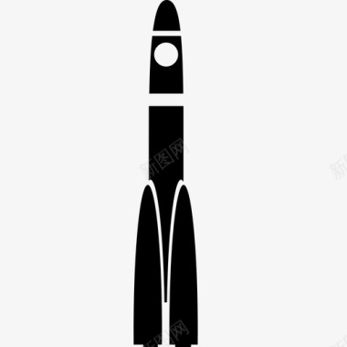 火箭宇航员外太空图标图标
