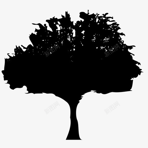 树环境自然图标svg_新图网 https://ixintu.com 公园 树 梨树 植物 环境 自然