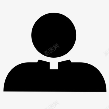 牧师天主教徒教会人宗教图标图标