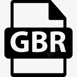 GBR格式GBR文件格式接口文件格式文本图标高清图片
