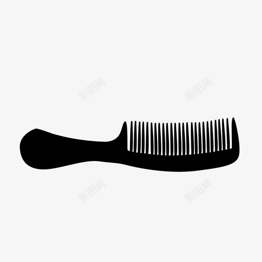 梳子理发师刷子图标svg_新图网 https://ixintu.com 刷子 发型 梳头 梳子 理发师