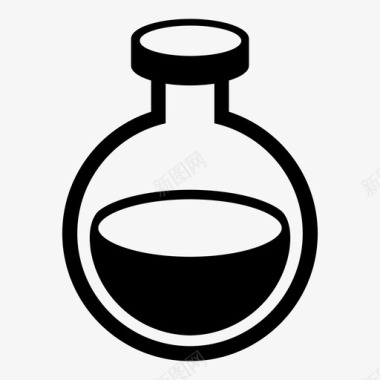 药剂瓶子化学品图标图标