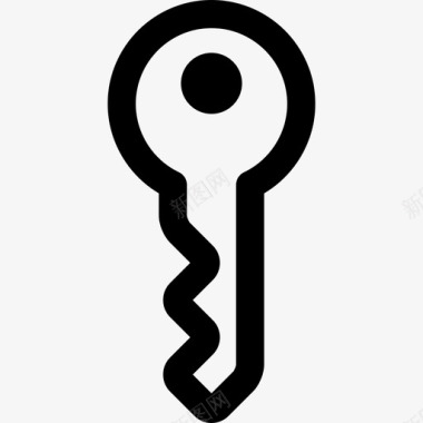 钥匙访问钥匙链图标图标