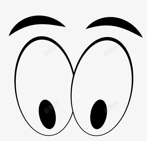 眼睛卡通的眼睛滑稽的图标svg_新图网 https://ixintu.com 卡通的眼睛 惊讶 有趣的眼睛 滑稽的 看 眼睛 震惊