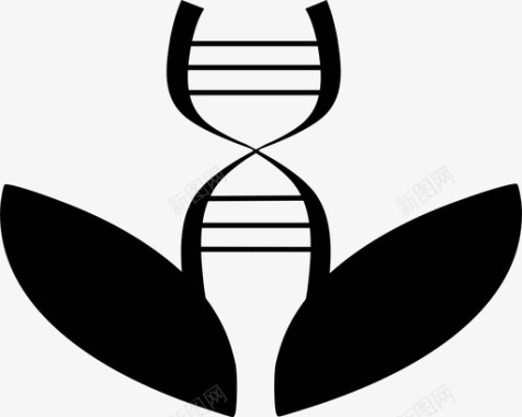 转基因生物工程生物学图标图标