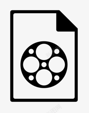 mpeg文件格式电影图标图标