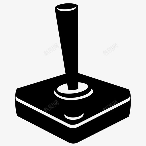 操纵杆控制器电子产品图标svg_新图网 https://ixintu.com 控制器 操纵杆 电子产品 电子游戏