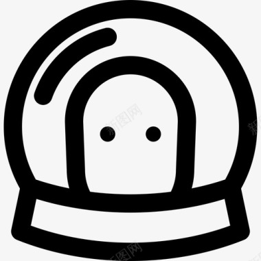 宇航员头盔约翰格伦图标图标